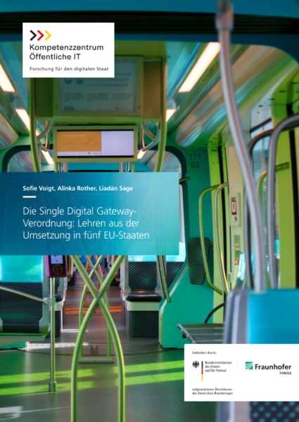 Titelbild der Publikation Die Single Digital Gateway-Verordnung - Lehren aus der Umsetzung in fünf EU-Staaten
